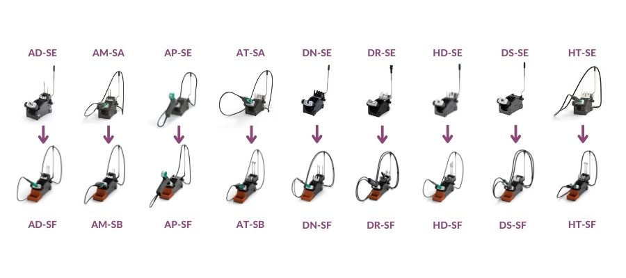 Upgraded Versions Of All JBC Soldering Stands