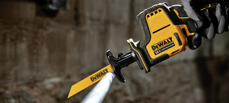 The new DEWALT Subcompact Reciprocating Saw