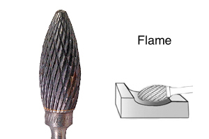 Tungsten Carbide Flame Burr