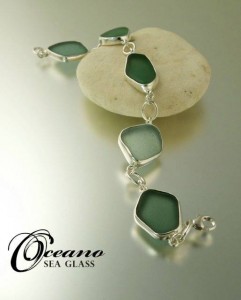 Bracelet by Christine Epstein of Oceano Sea  glass