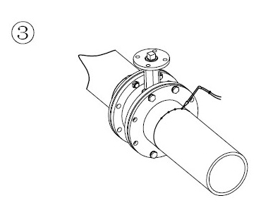 Flanged Butterfly Valve Installation Step 3